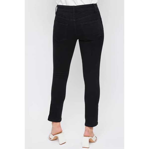 Womens Royalty Mid Rise Jean with Side Snap Hem