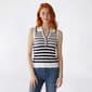 Juniors A. Byer Stripe Polo Collar Sweater - image 1