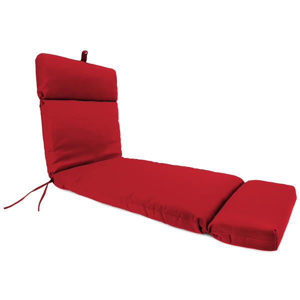Jordan Manufacturing Veranda Red Chaise Cushions - image 