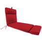 Jordan Manufacturing Veranda Red Chaise Cushions - image 1