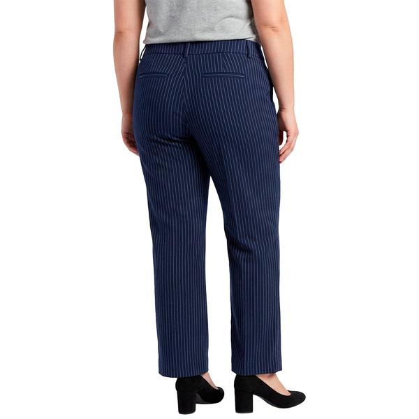 Plus Size Preswick & Moore® Wide Leg Pinstripe Pants