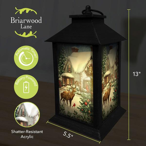Briarwood Lane Winter Wonderland Home Lantern