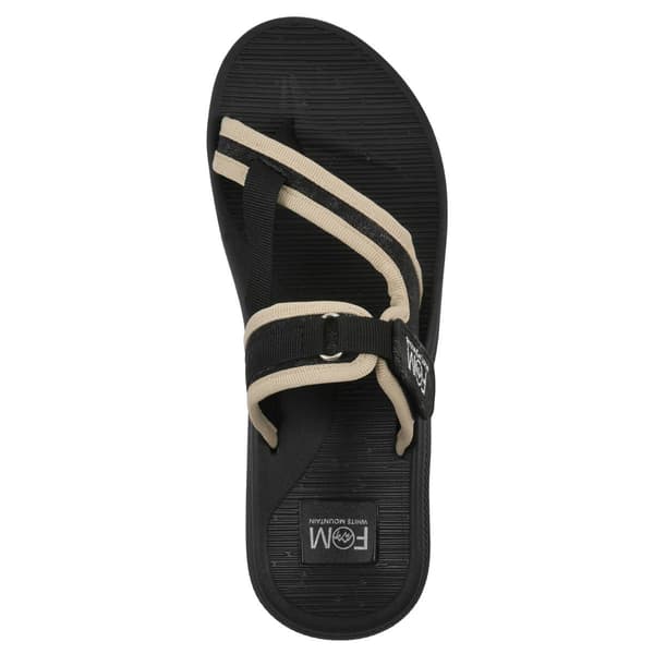 Womens White Mountain Basket Slide Sandals