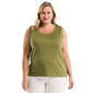 Plus Size Rafaella® Solid Ottoman Knit Tank Top - image 1