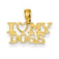 Gold Classics&#40;tm&#41; 14k. I Heart My Dogs Pendant - image 1