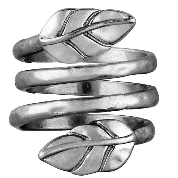 Bella Uno Leaf Bypass Ring - image 
