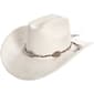 Womens Renshun Faux Suede Cowboy Hat - Cream - image 1