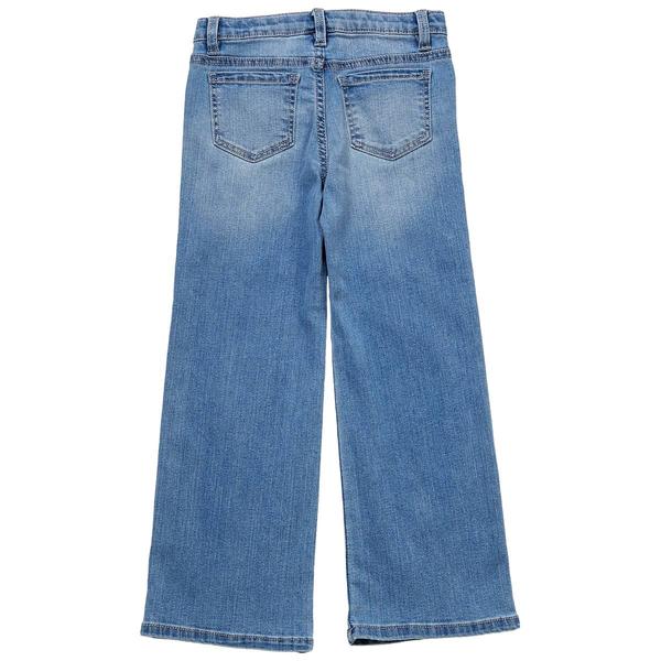 Girls (4-6x) Blue Spice Pink Embroidered Bow Jeans