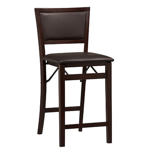 Linon Home Décor Triena Pad Back Folding Stool