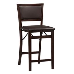 Linon Home Decor Triena Pad Back Folding Stool