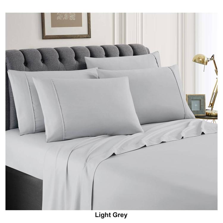 Spirit Linen Home™ Solid Microfiber Bonus Sheet Set