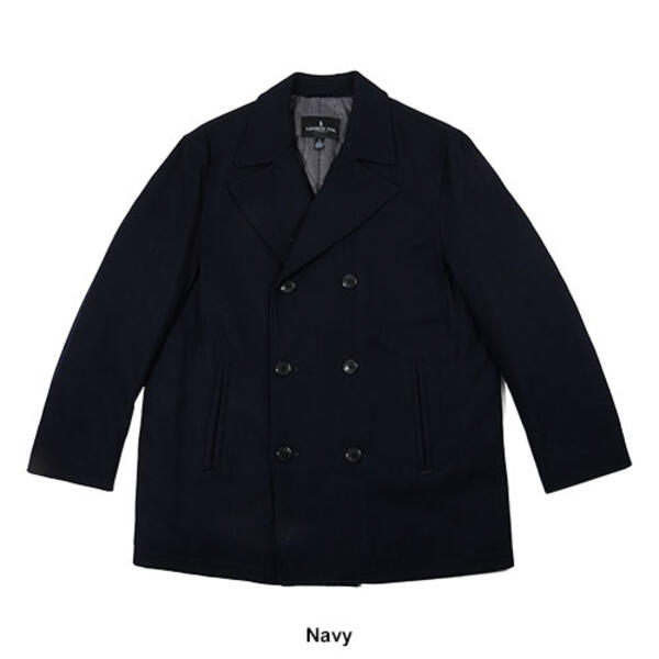 Mens London Fog Double Breasted Peacoat