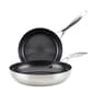 Circulon(R) 2pc. Stainless Steel Frying Pan Set - image 1
