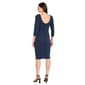 Womens R&M Richards 3/4 Sleeve A-Line Illusion Dress - image 3