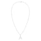 Nova Star® Sterling Silver Lab-Grown Diamond Initial A Pendant - image 2