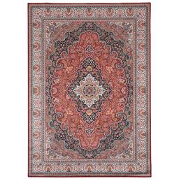Linon Emerald Collection Red Area Rug - 5x7