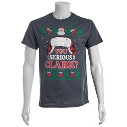 Young Mens You Serious Clark? Short Sleeve Tee - Dark Heather