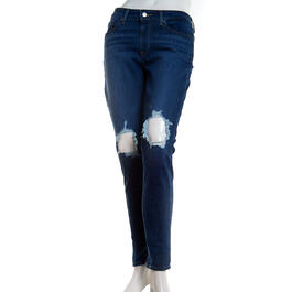 Womens Levi's&#40;R&#41; Distressed Knees Denim Maui Breeze Skinny Jeans