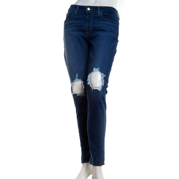 Womens Levi's&#40;R&#41; Distressed Knees Denim Maui Breeze Skinny Jeans - image 