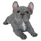Hi-Line Gift Lying French Bulldog Garden Statue - image 1