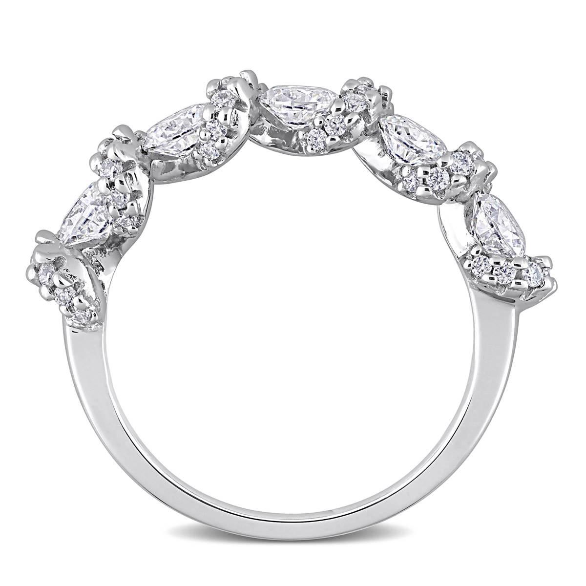 Gemstone Classics™ 1 1/4kt. Dew Moissanite Crossover Band