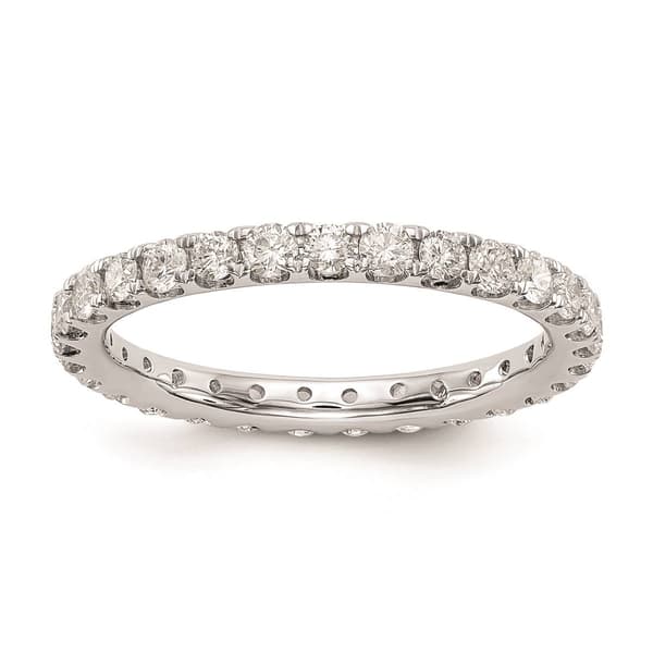 Pure Fire 14kt. White Gold Lab Grown Diamond Eternity Band
