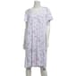 Womens Laura Ashley® Short Sleeve Peached Roses Nightgown - image 1