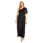 Womens R&M Richards Asymmetric Rhinestone Trim Capelet Jumpsuit - image 1