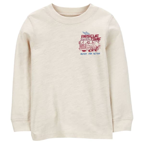 Toddler Boy Carter''s&#40;R&#41; Back Art Rescue Time Long Sleeve Top