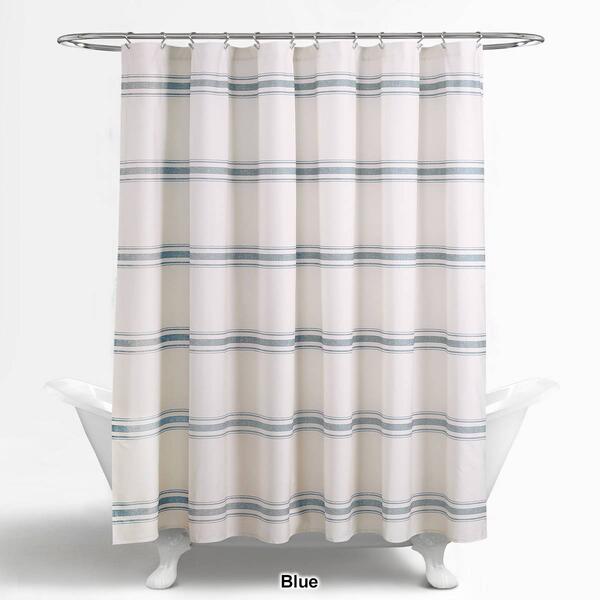 Lush Décor® Farmhouse Stripe Shower Curtain