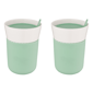 BergHOFF Leo 11.16oz. Porcelain Green Travel Mug - Set of 2 - image 2