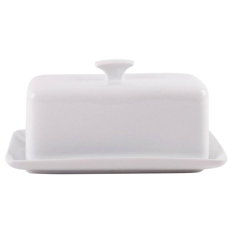 Fiddle &amp; Fern Covered Butter Dish