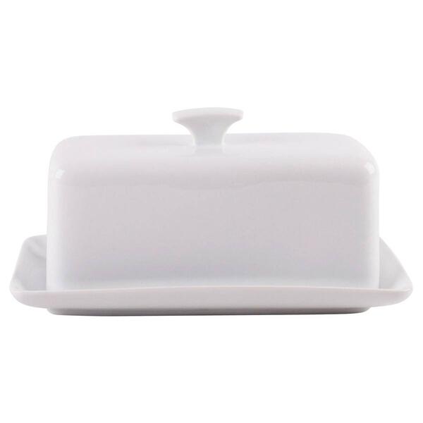 Fiddle &amp; Fern Covered Butter Dish - image 