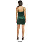 Juniors Emerald Sundae Satin Cinch Asymmetrical Slip Sheath Dress - image 2