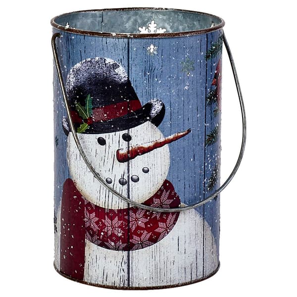 Primitives By Kathy Snowman Tin Lantern - image 