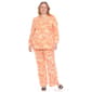 Plus Size White Mark 2pc. Floral Print Tunic and Pant Set - image 16