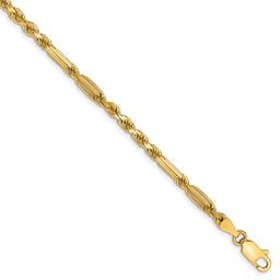 Gold Classics™ 3.0mm. 14k Diamond Cut Milano Rope Necklace