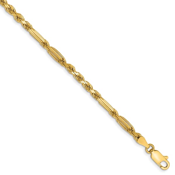 Gold Classics™ 3.0mm. 14k Diamond Cut Milano Rope Necklace