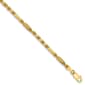 Gold Classics™ 3.0mm. 14k Diamond Cut Milano Rope Necklace - image 2