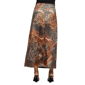 Plus Size 24/7 Comfort Apparel Patchwork Maternity Maxi Skirt - image 3