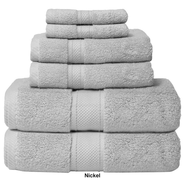 Zero Twist Hotel 6pc. Bath Towel Set