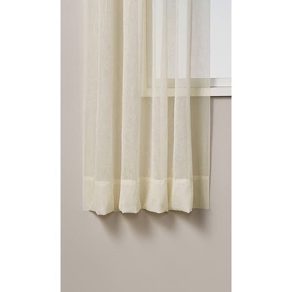 Crushed Voile Panel Curtain - Boscov's