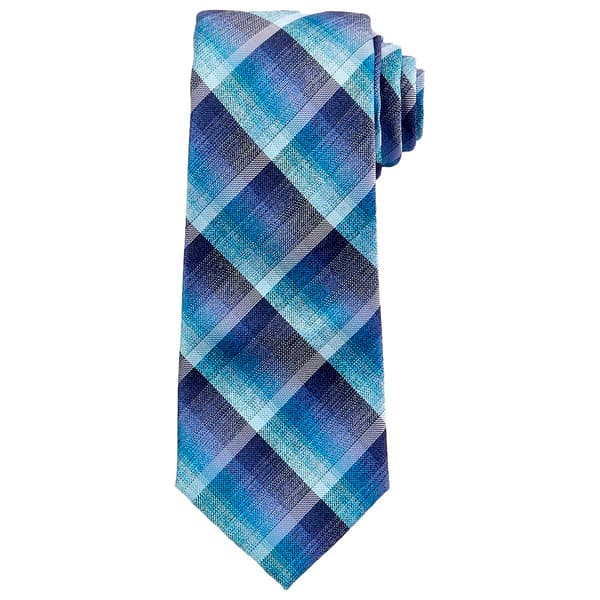 Mens John Henry Skipsea Plaid Tie - image 