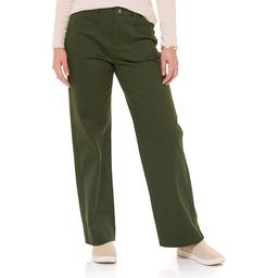 Petite Tailormade Wide Leg Pork Chop Pocket Pants