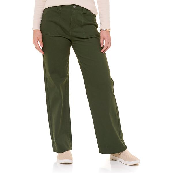Plus Size Tailormade Wide Leg Pork Chop Pocket Pants - image 