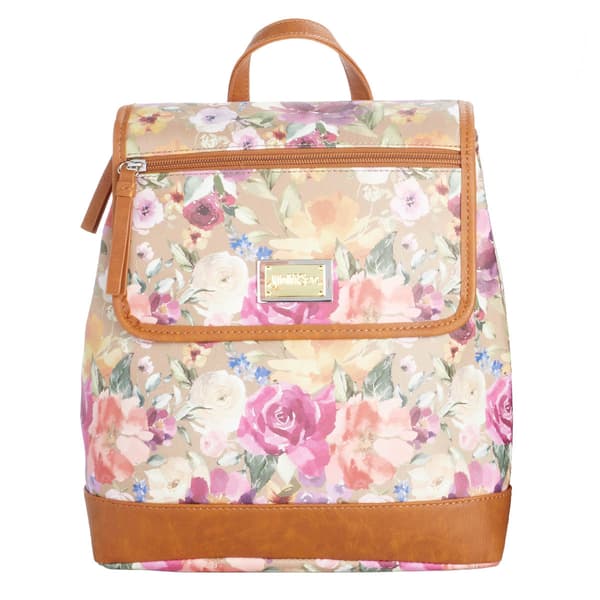 Womens MultiSac Floral Fabric Carter Backpack - image 