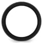 Mens Gentlemen''s Classics™ Black Silicone 8mm Wedding Band - image 2