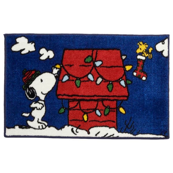 Peanuts Decorating Dog House Rug - 17x28 - image 