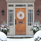 Northlight 24in. Pre-Lit Geneva Spruce White Christmas Wreath - image 2