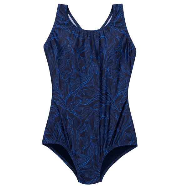 Womens Dolfin® Aquashape Namaste Conservative One Piece Swimsuit